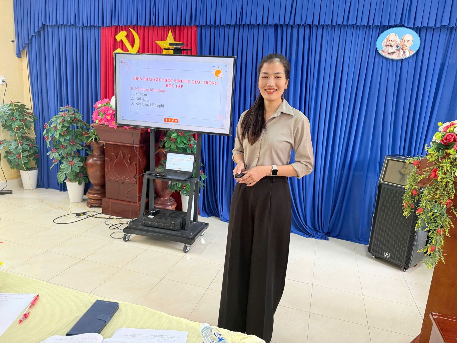 Phần dự thi của cô Nguyễn Thị Mai