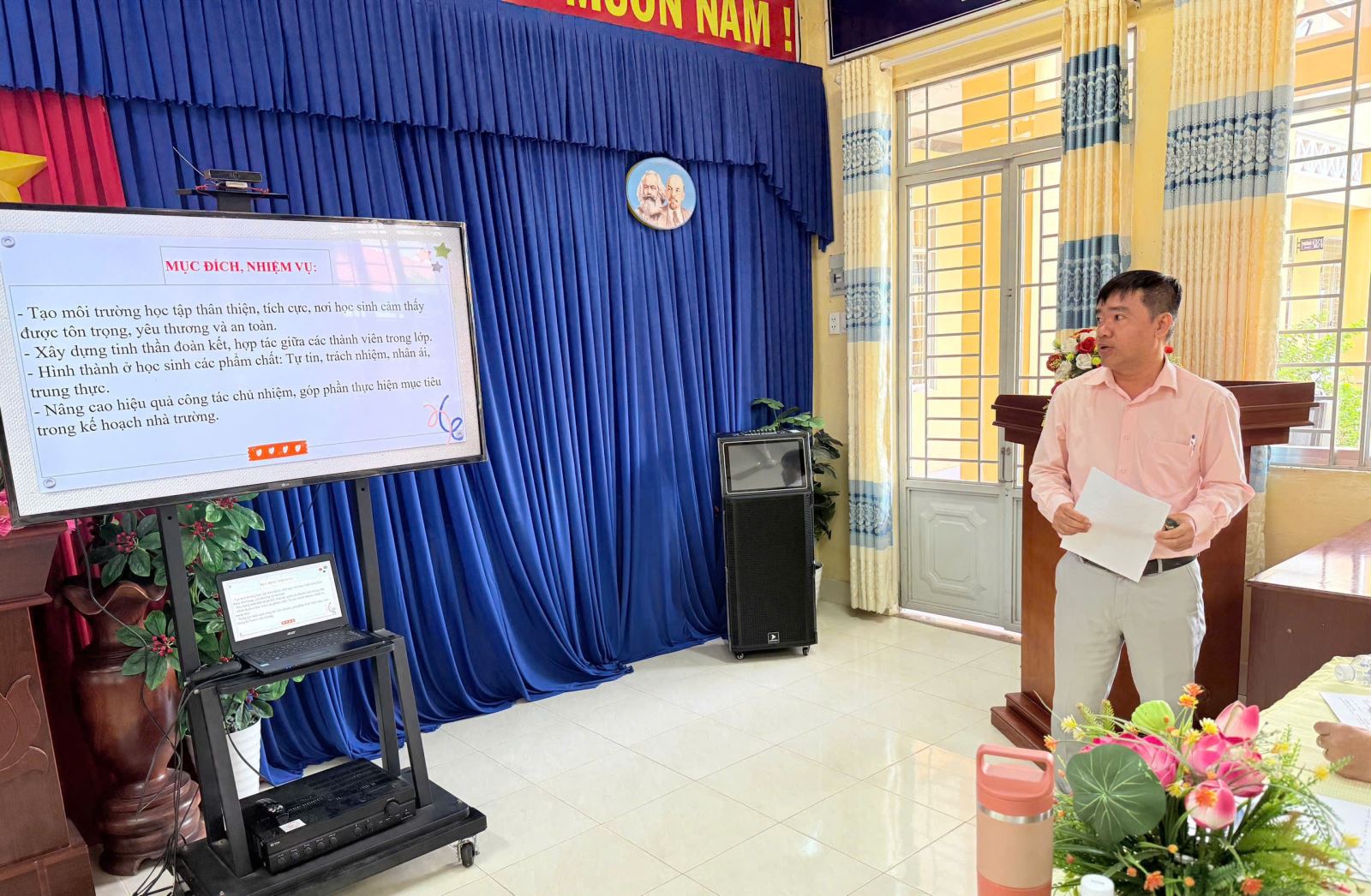 Phần dự thi của thầy Huỳnh Tấn Phong